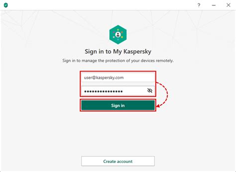 kaspersky sign in.